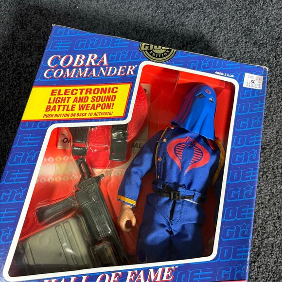 Vintage G.I. Joe Hall of Fame Cobra Commander 12" Action Figure NIB Hasbro 1991 - Picture 2 of 10